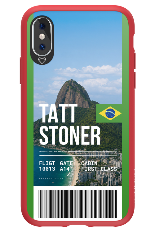 TATT STONER (fly ticket) 2.0 - Apple iPhone XS