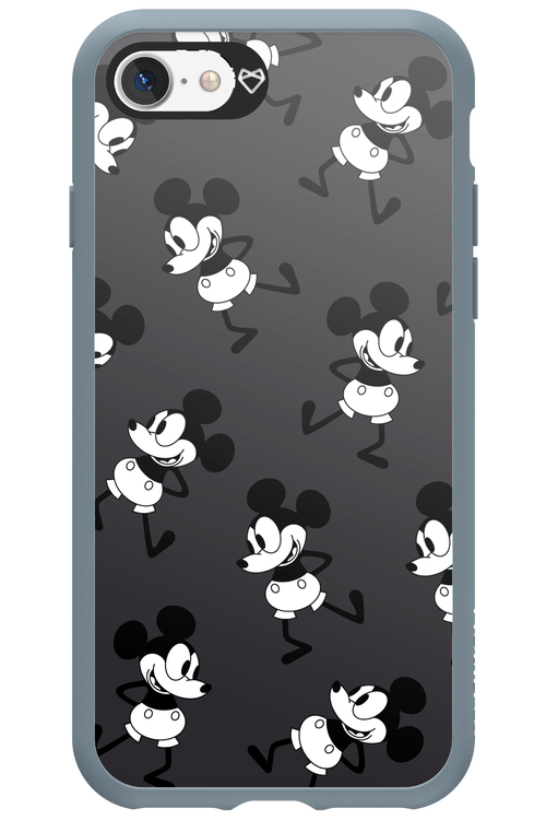 Iconic Mouse (antracite pattern) - Apple iPhone 7