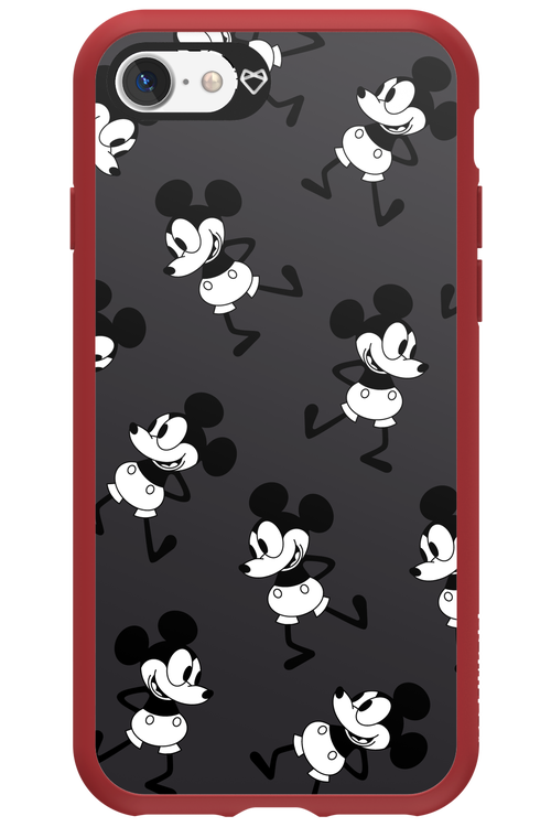Iconic Mouse (antracite pattern) - Apple iPhone 7