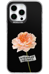 Flower Black - Apple iPhone 15 Pro Max