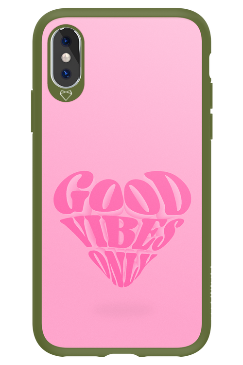 Good Vibes Heart - Apple iPhone X