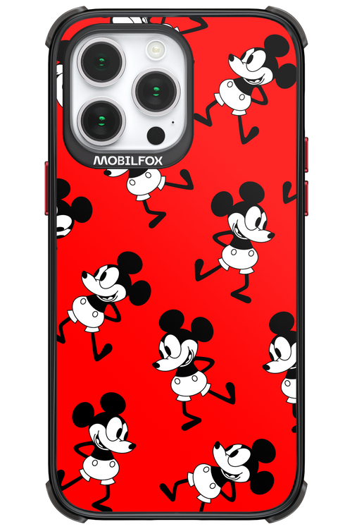 Iconic Mouse (red pattern) - Apple iPhone 14 Pro Max