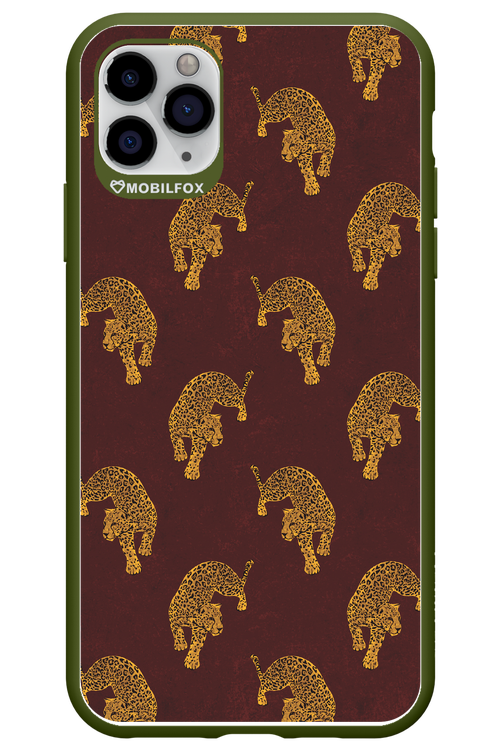 Burgundy Leopard Pattern - Apple iPhone 11 Pro Max