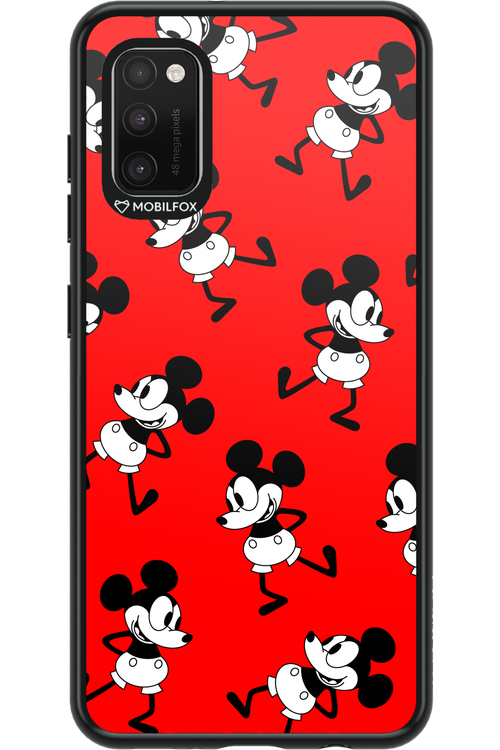 Iconic Mouse (red pattern) - Samsung Galaxy A41
