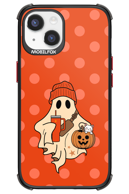 Ghost Girl (Orange) - Apple iPhone 14