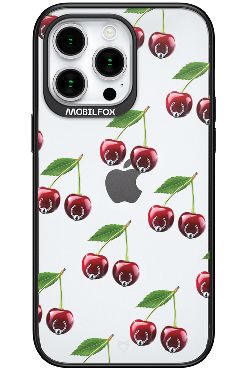 Spicy Cherries Transparent - Apple iPhone 15 Pro Max