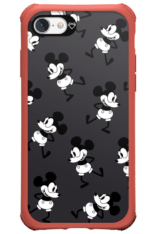 Iconic Mouse (antracite pattern) - Apple iPhone 7