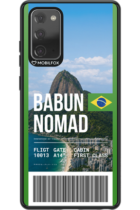 BABUN NOMAD (fly ticket) 2.0 - Samsung Galaxy Note 20