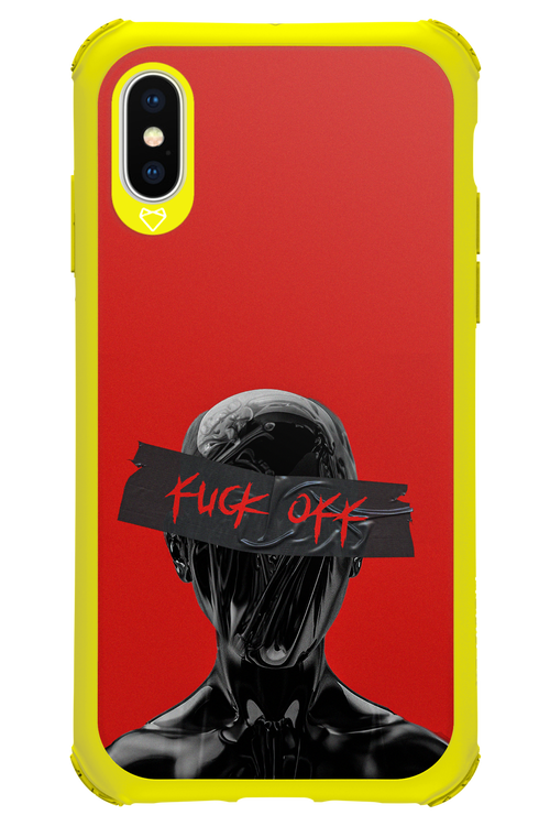 F off - Apple iPhone X