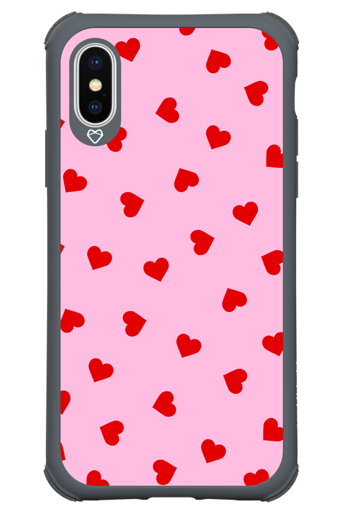 Sprinkle Heart Pink - Apple iPhone X