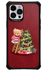 Christmas Bear (Burgundy) - Apple iPhone 12 Pro Max