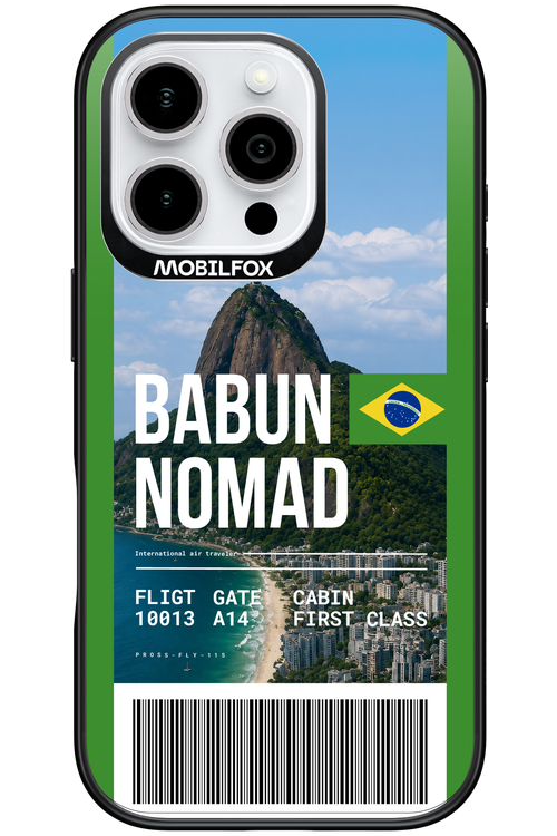 BABUN NOMAD (fly ticket) 2.0 - Apple iPhone 16 Pro