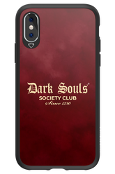 Dark Souls (Burgundy) - Apple iPhone X