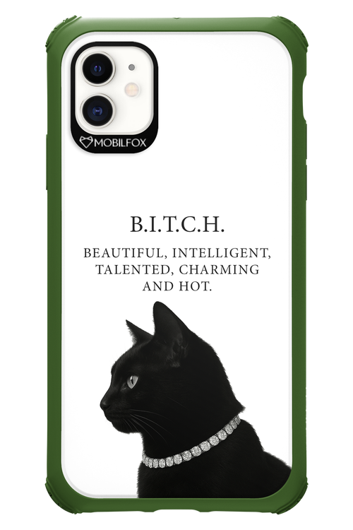 B. i. t. c. h. - Apple iPhone 11