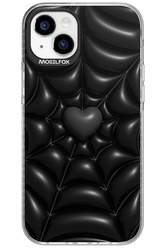 Black Spider Heart - Apple iPhone 15 Plus