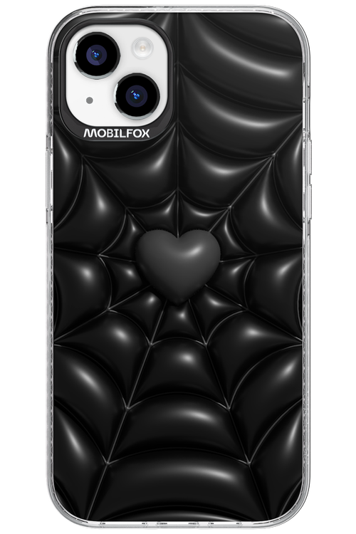 Black Spider Heart - Apple iPhone 15 Plus