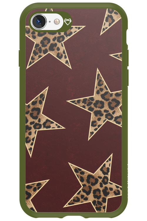 Wild Stars Burgundy - Apple iPhone SE 2020