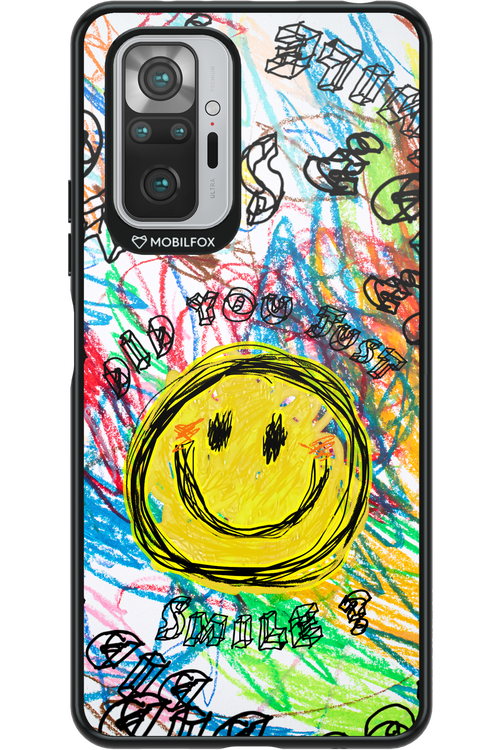 Crayon Smiley Colorful - Xiaomi Redmi Note 10S