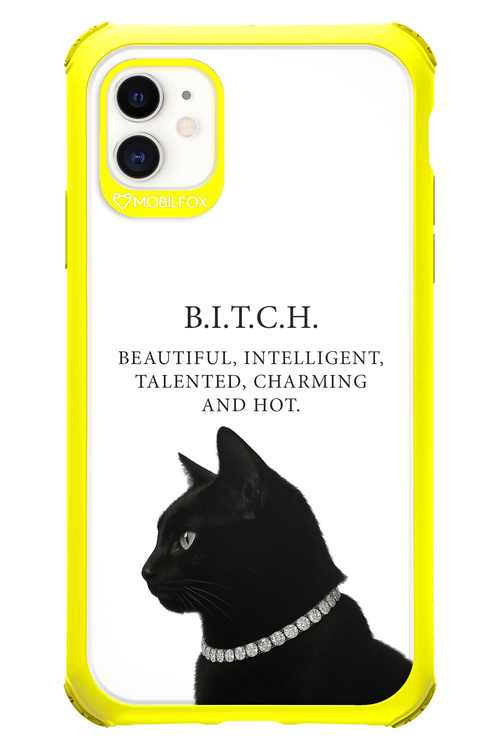 B. i. t. c. h. - Apple iPhone 11