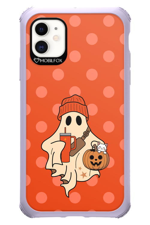 Ghost Girl (Orange) - Apple iPhone 11