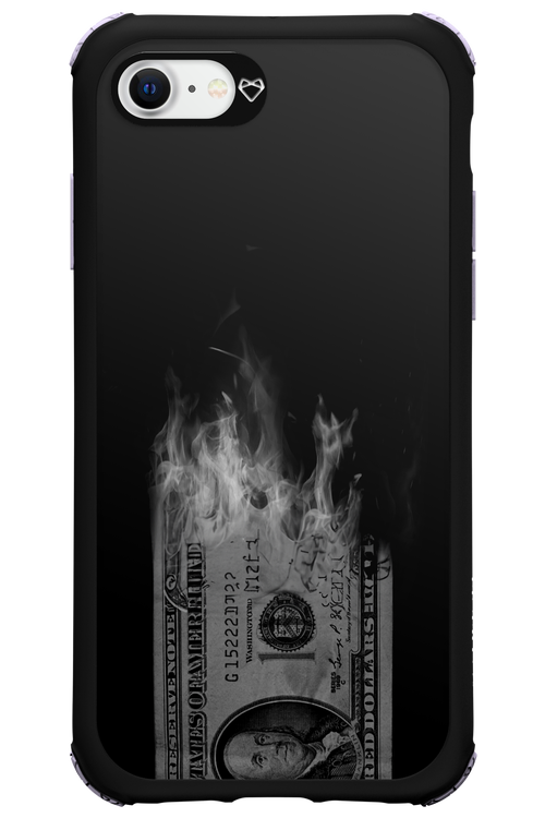 Money Burn B&W 2.0 - Apple iPhone SE 2022