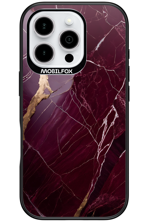 Burgundy Marble - Apple iPhone 16 Pro