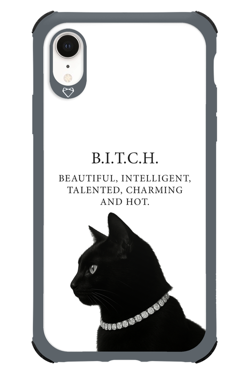 B. i. t. c. h. - Apple iPhone XR