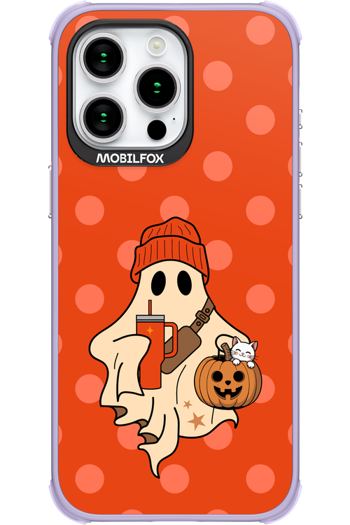 Ghost Girl (Orange) - Apple iPhone 15 Pro Max
