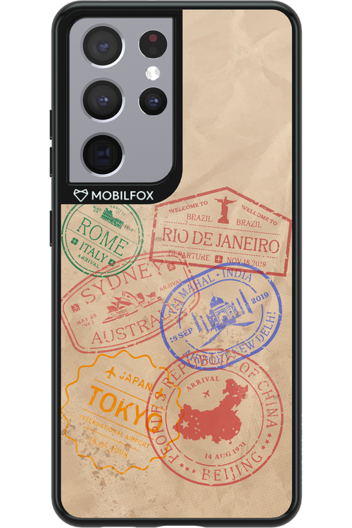 Travel Stamps 2.0 - Samsung Galaxy S21 Ultra