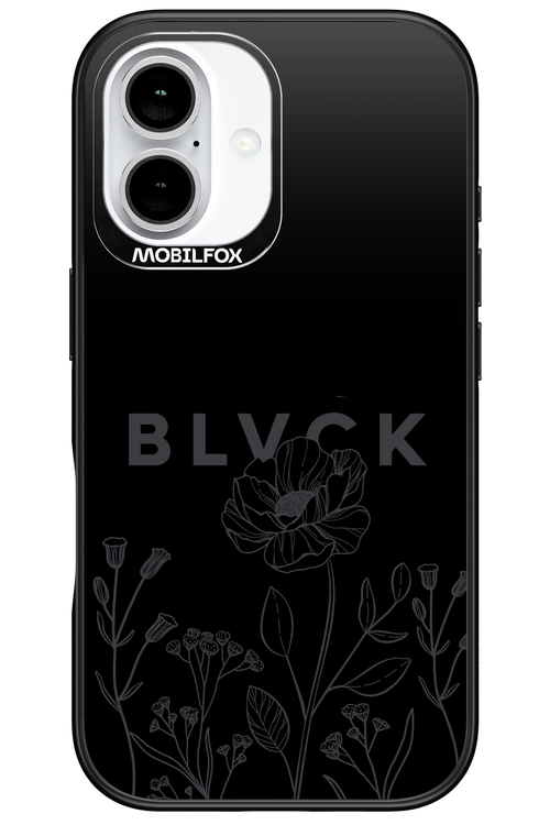 Black Flowers - Apple iPhone 16