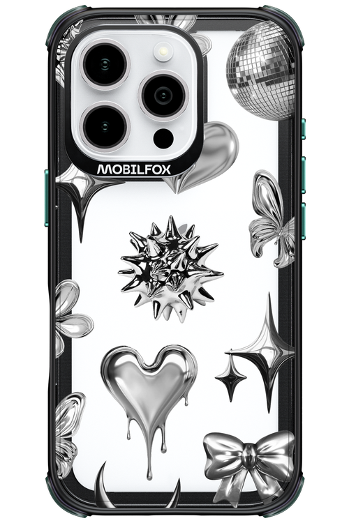 Silver Zone Transparent - Apple iPhone 16 Pro