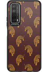 Burgundy Leopard Pattern - Huawei P Smart 2021