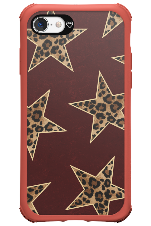 Wild Stars Burgundy - Apple iPhone 7