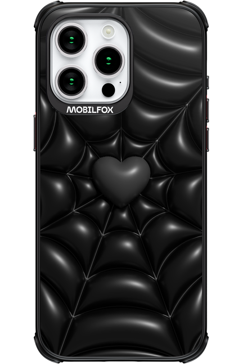 Black Spider Heart - Apple iPhone 15 Pro Max