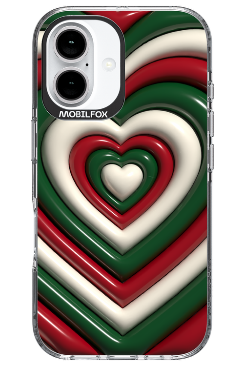 XMAS Hearts - Apple iPhone 16