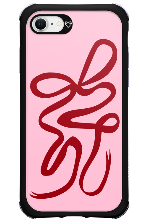Burgundy Bow - Apple iPhone 7