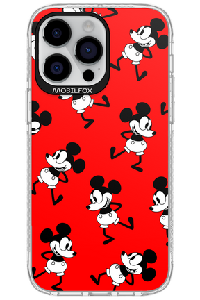 Iconic Mouse (red pattern) - Apple iPhone 14 Pro Max
