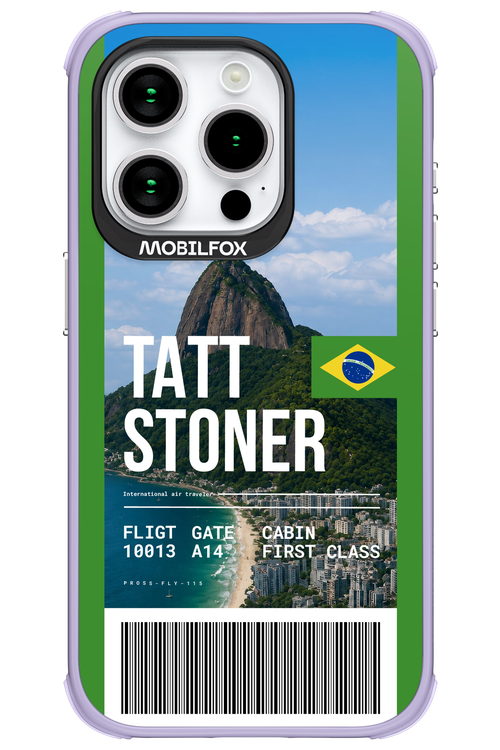 TATT STONER (fly ticket) 2.0 - Apple iPhone 15 Pro