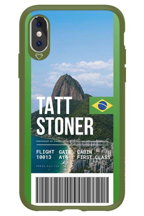 TATT STONER (fly ticket) 2.0 - Apple iPhone XS