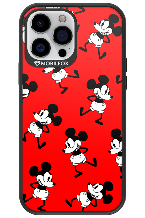 Iconic Mouse (red pattern) - Apple iPhone 13 Pro Max