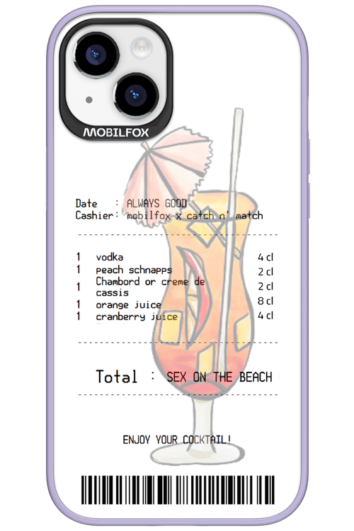 sex on the beach cocktail - Apple iPhone 15 Plus