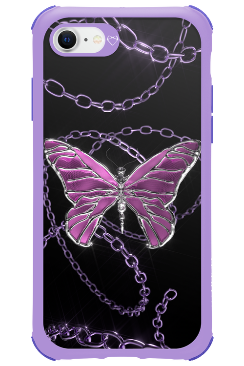 Butterfly Necklace - Apple iPhone 7