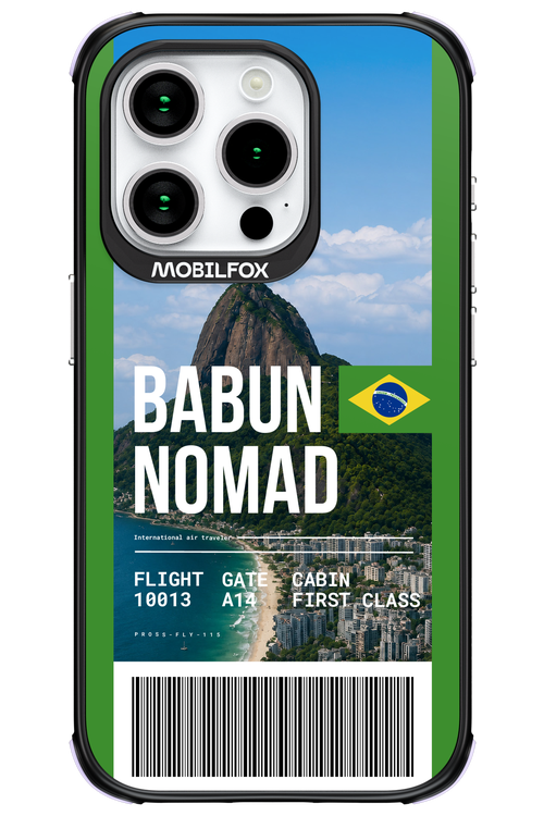 BABUN NOMAD (fly ticket) 2.0 - Apple iPhone 15 Pro