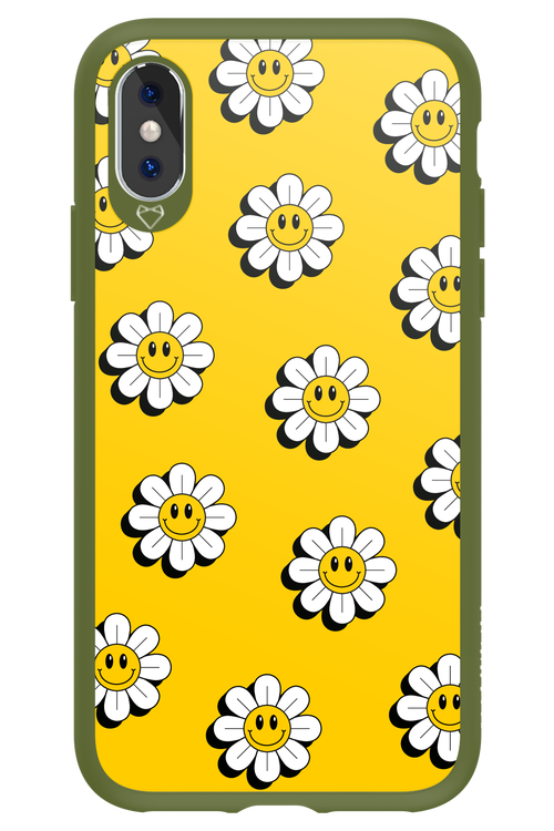 Smiley Flowers - Apple iPhone XS