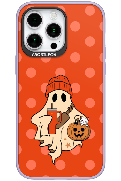 Ghost Girl (Orange) - Apple iPhone 15 Pro Max