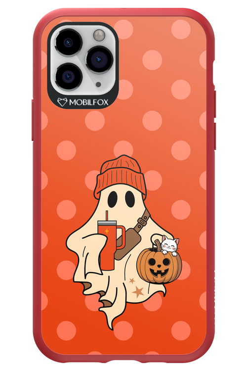 Ghost Girl (Orange) - Apple iPhone 11 Pro