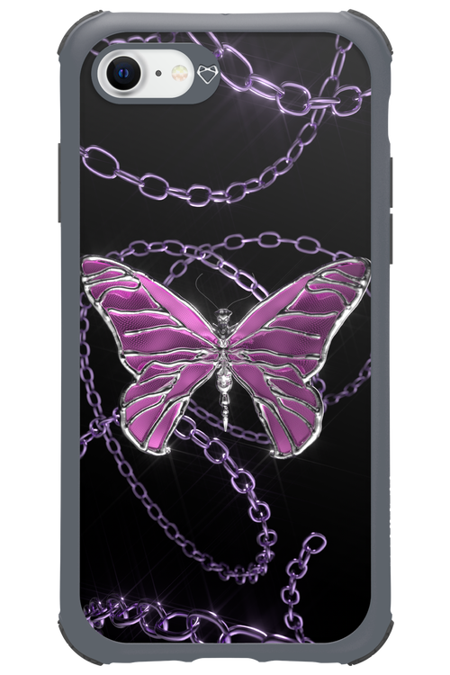 Butterfly Necklace - Apple iPhone SE 2022