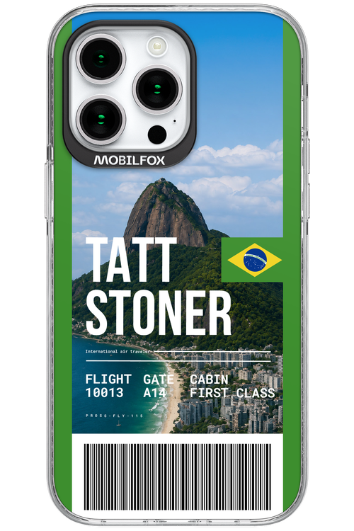TATT STONER (fly ticket) 2.0 - Apple iPhone 15 Pro Max
