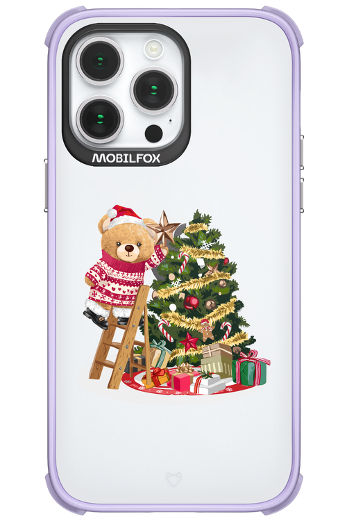 Christmas Bear (Transparent) - Apple iPhone 14 Pro Max