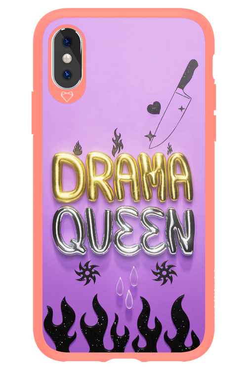 Drama Queen Purple - Apple iPhone X